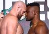 Fury survives knockdown in controversial points win over Ngannou